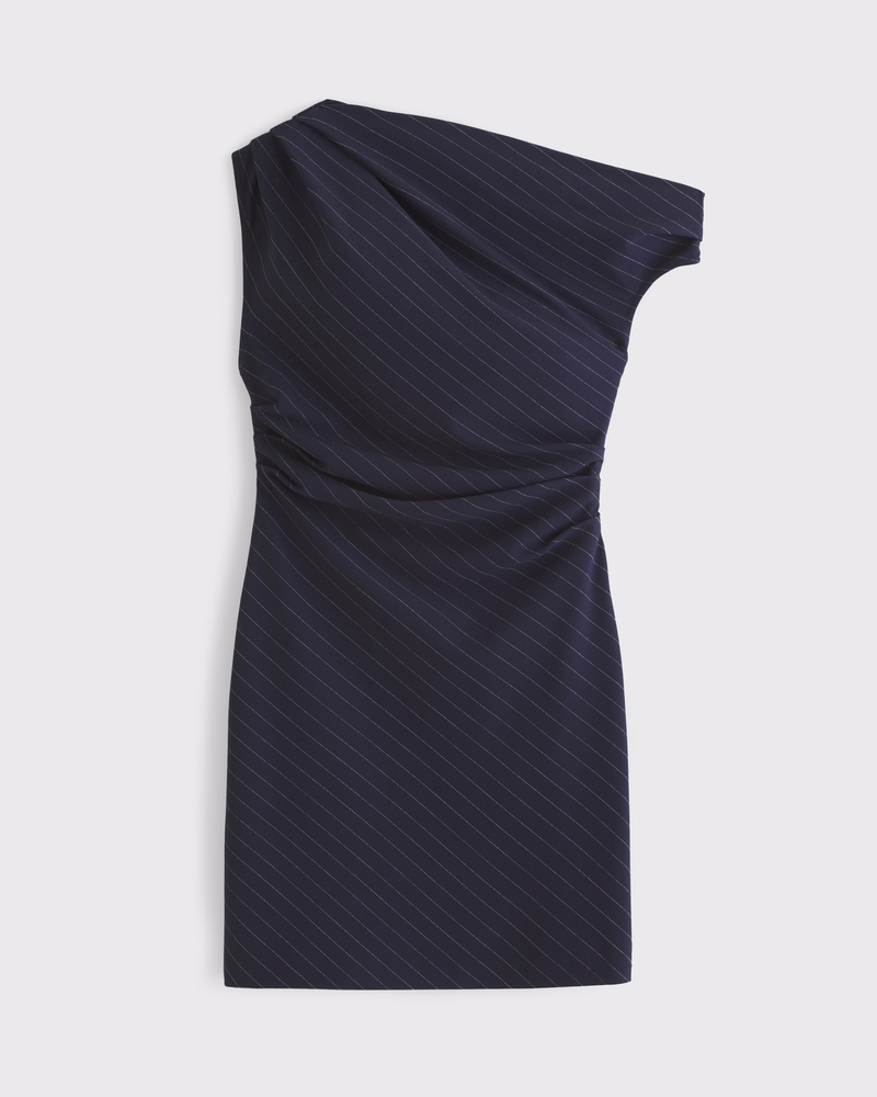 Women's One-Shoulder Tailored Mini Dress | Women's Dresses