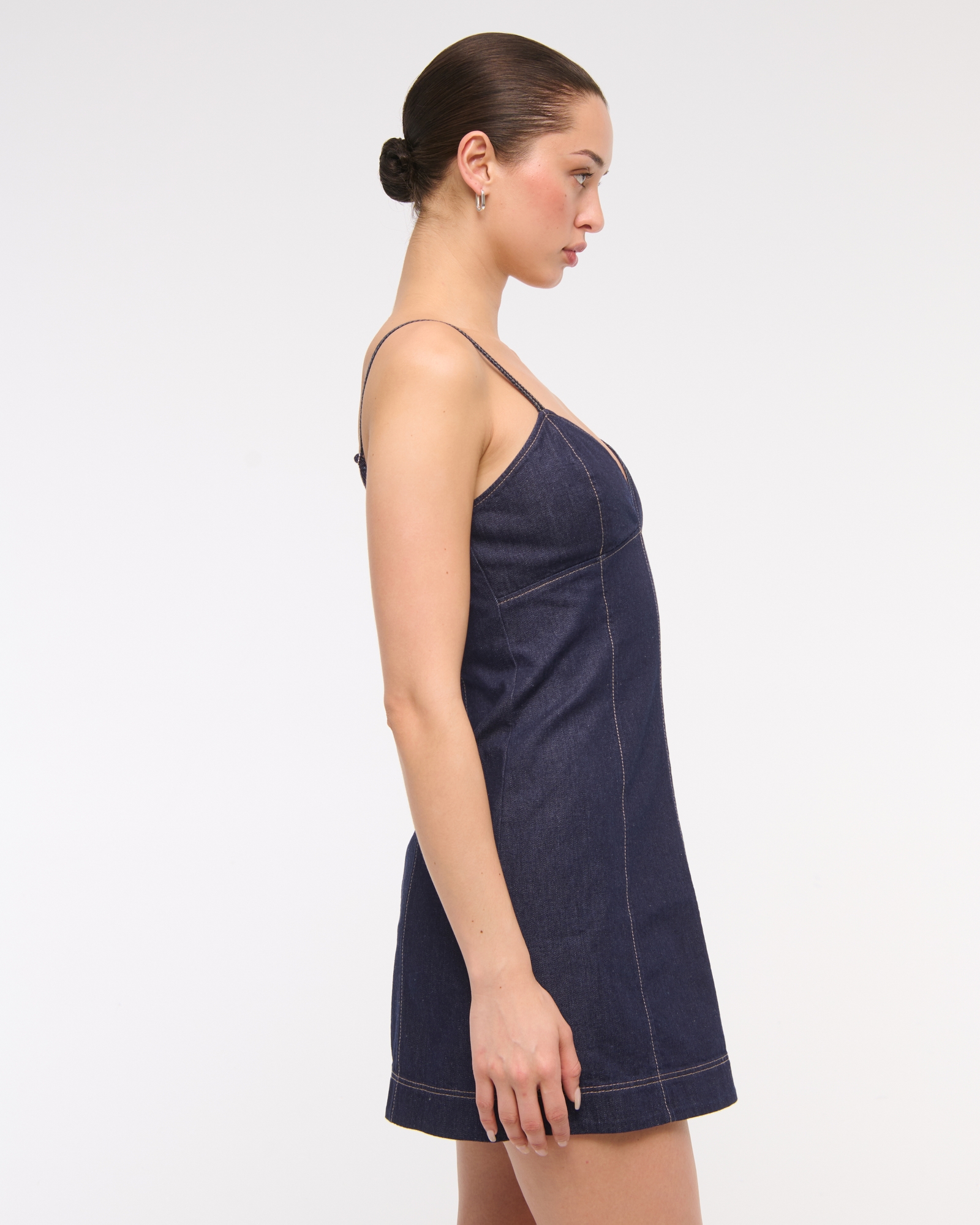 Sweetheart Denim Mini Dress