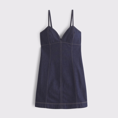Женские платья Abercrombie & Fitch Sweetheart Denim Mini Dress