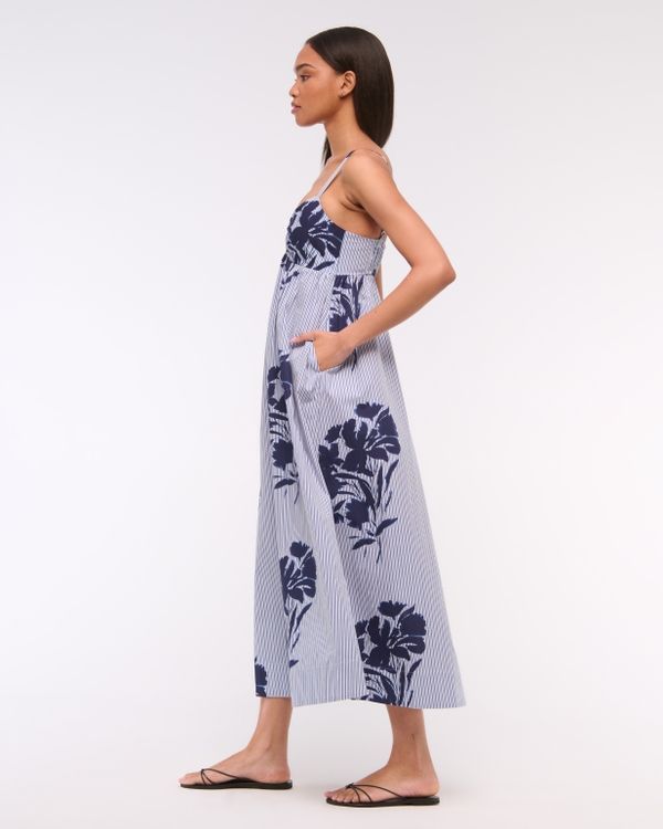 Sweetheart Babydoll Maxi Dress