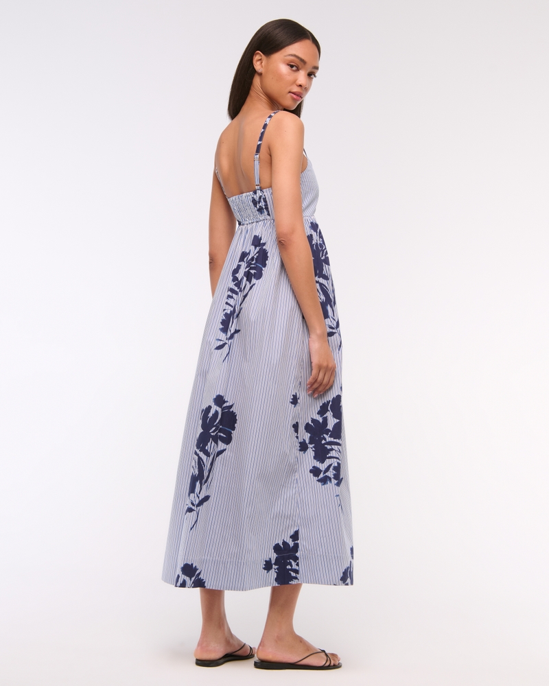 Sweetheart Babydoll Maxi Dress