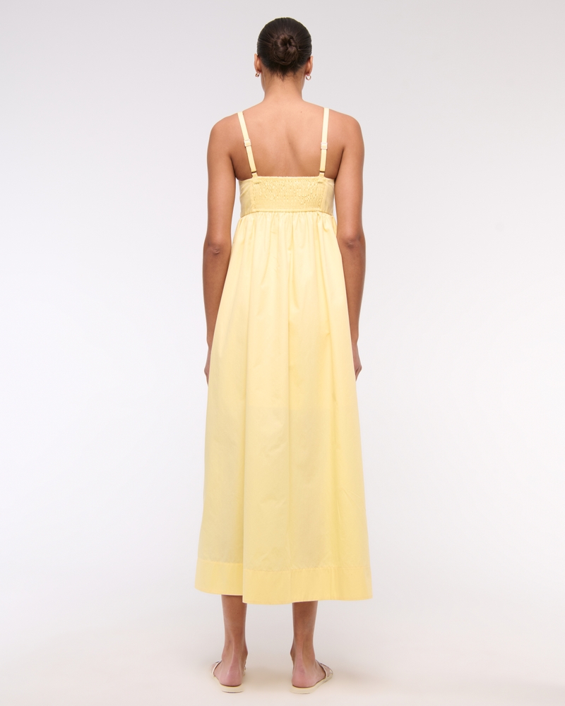 Sweetheart Babydoll Maxi Dress