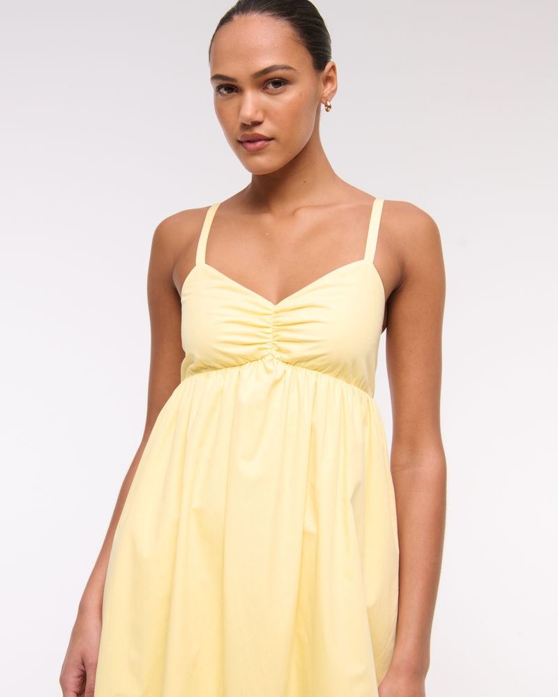 Sweetheart Babydoll Maxi Dress