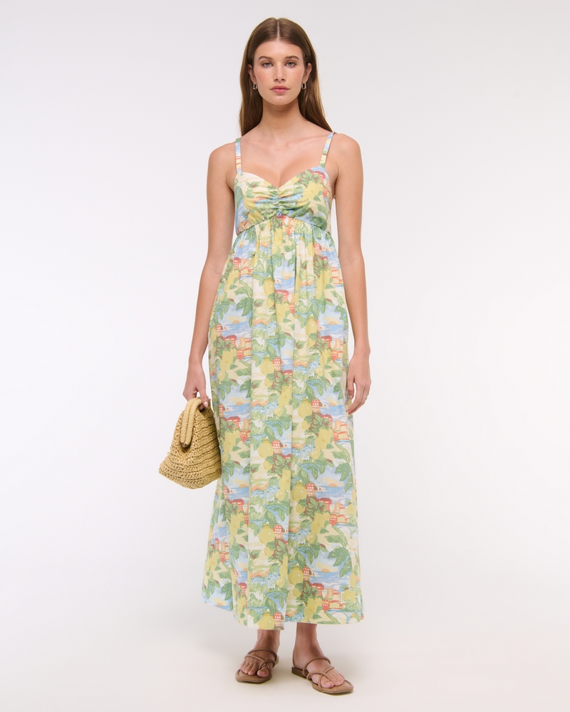 Sweetheart Babydoll Maxi Dress