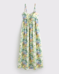 Sweetheart Babydoll Maxi Dress