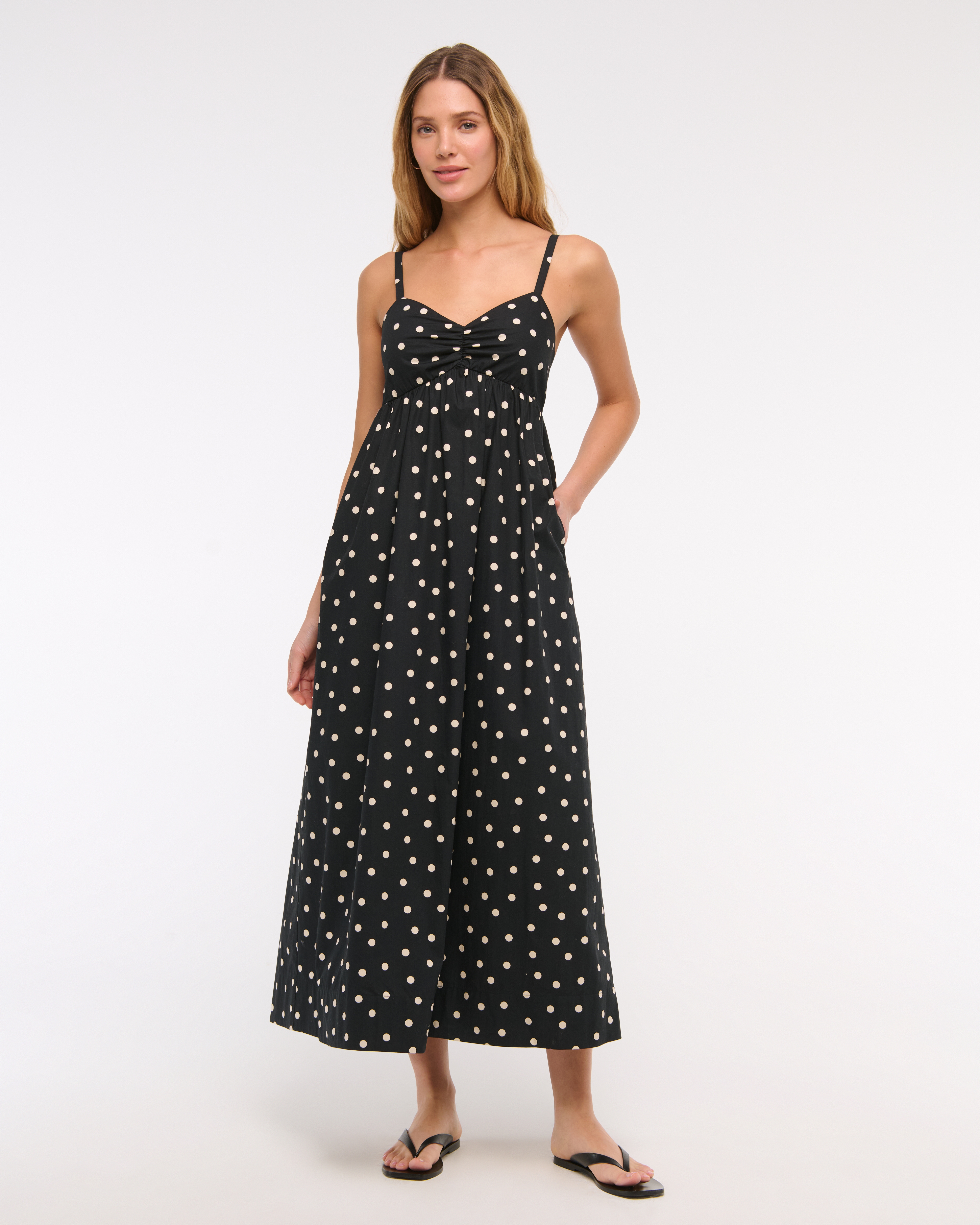 Женские платья Abercrombie & Fitch Sweetheart Babydoll Maxi Dress — фото 2