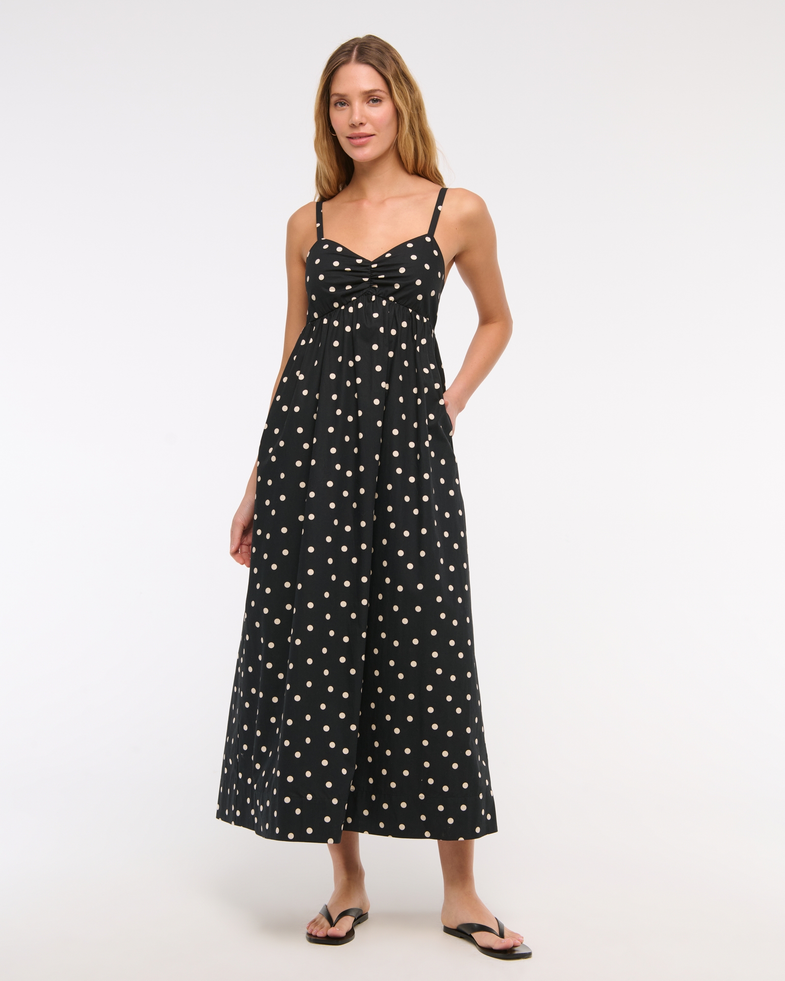 Sweetheart Babydoll Maxi Dress