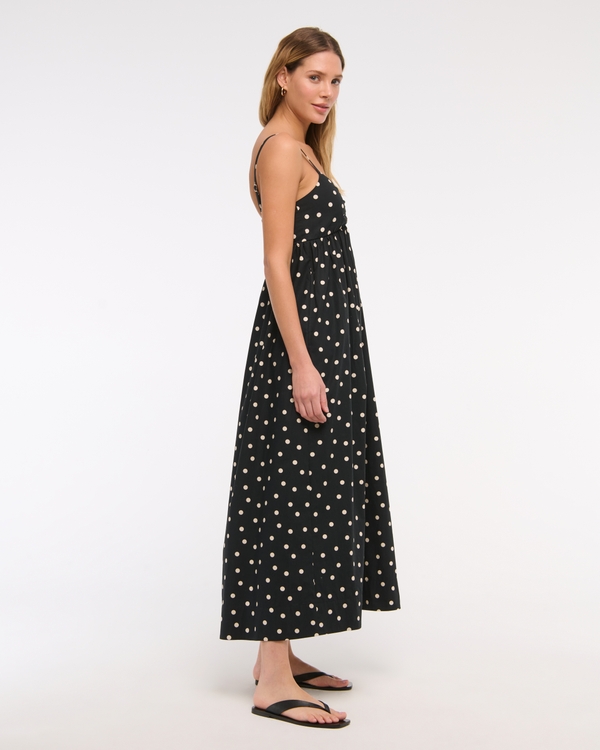 Sweetheart Babydoll Maxi Dress