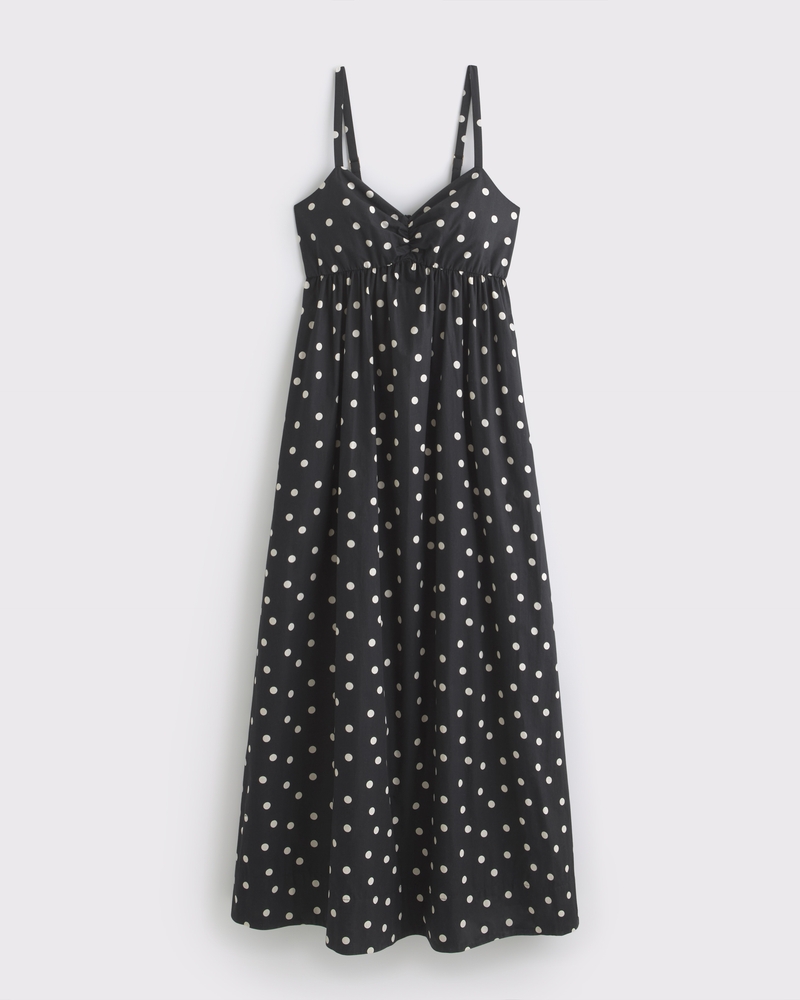 Sweetheart Babydoll Maxi Dress