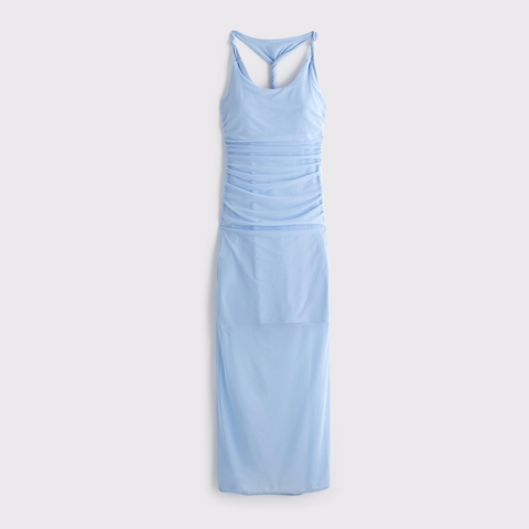 Женские платья Abercrombie & Fitch Mesh Twisted Halter Midi Dress