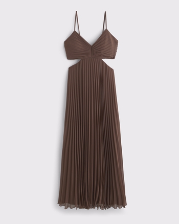The A&F Giselle Babydoll Cutout Maxi Dress