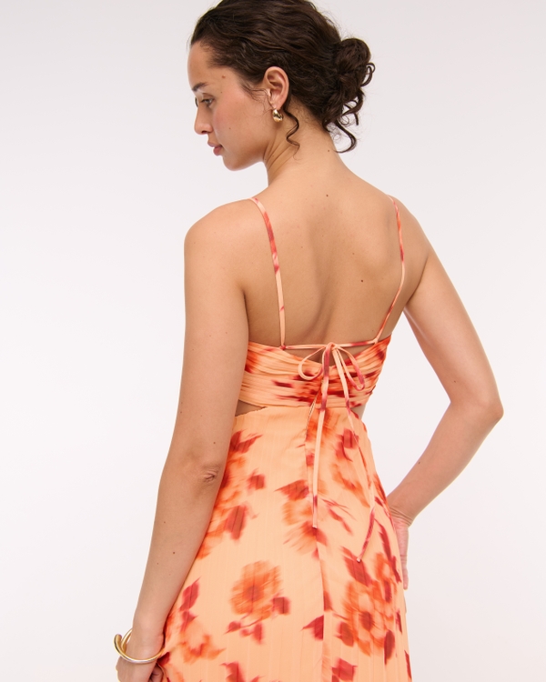 The A&F Giselle Babydoll Cutout Maxi Dress