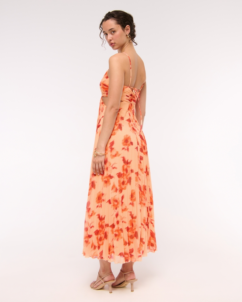 The A&F Giselle Babydoll Cutout Maxi Dress