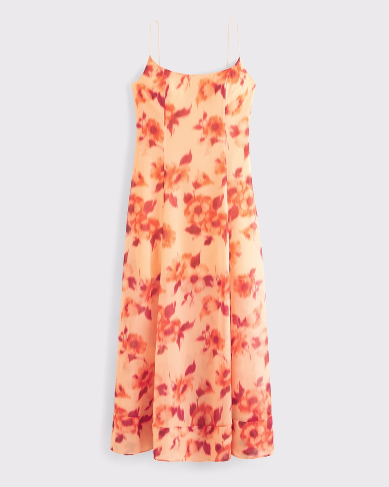 Women's Sheer Flowy Maxi Dress | Women's Clearance | Abercrombie.com