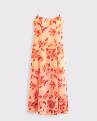 Sheer Flowy Maxi Dress