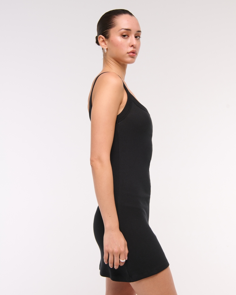 Bra-Free Essential 90s Rib Mini Dress