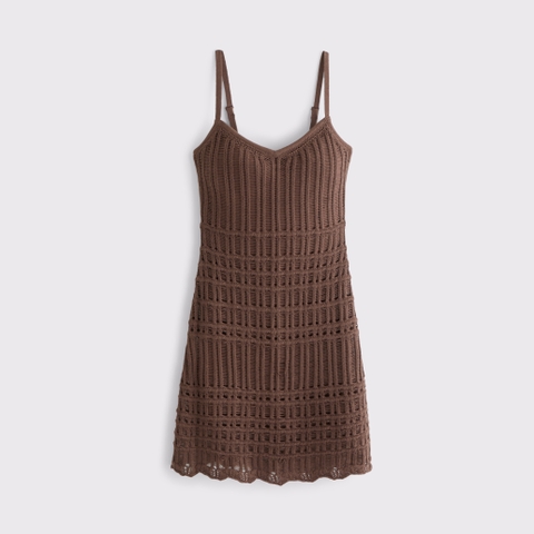Женские платья Abercrombie & Fitch Crochet-Style V-Neck Mini Dress