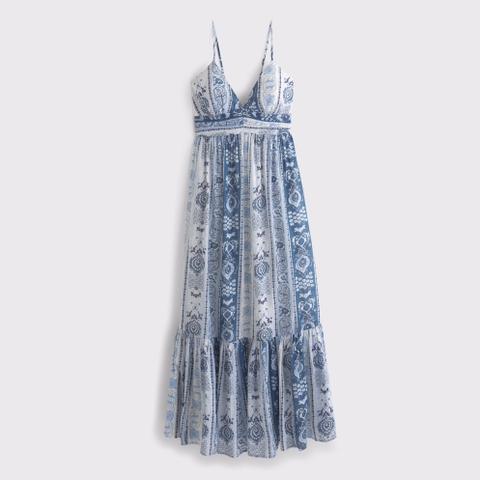 Женские платья Abercrombie & Fitch Bra-Free Flowy Tie-Back Maxi Dress