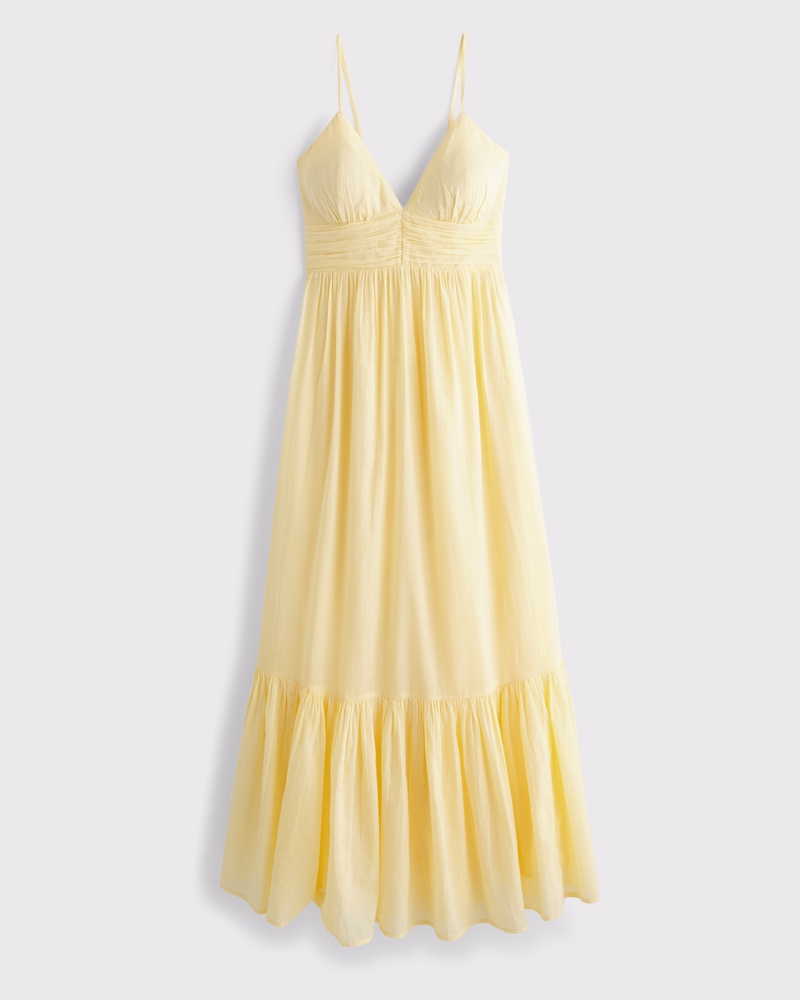 Bra-Free Flowy Tie-Back Maxi Dress