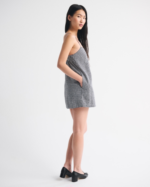 skort dresses for women Ava Strapless Mini Dress Black Cream Multi / L The outer is Kohilo Skort Dress for Women Sleeveless