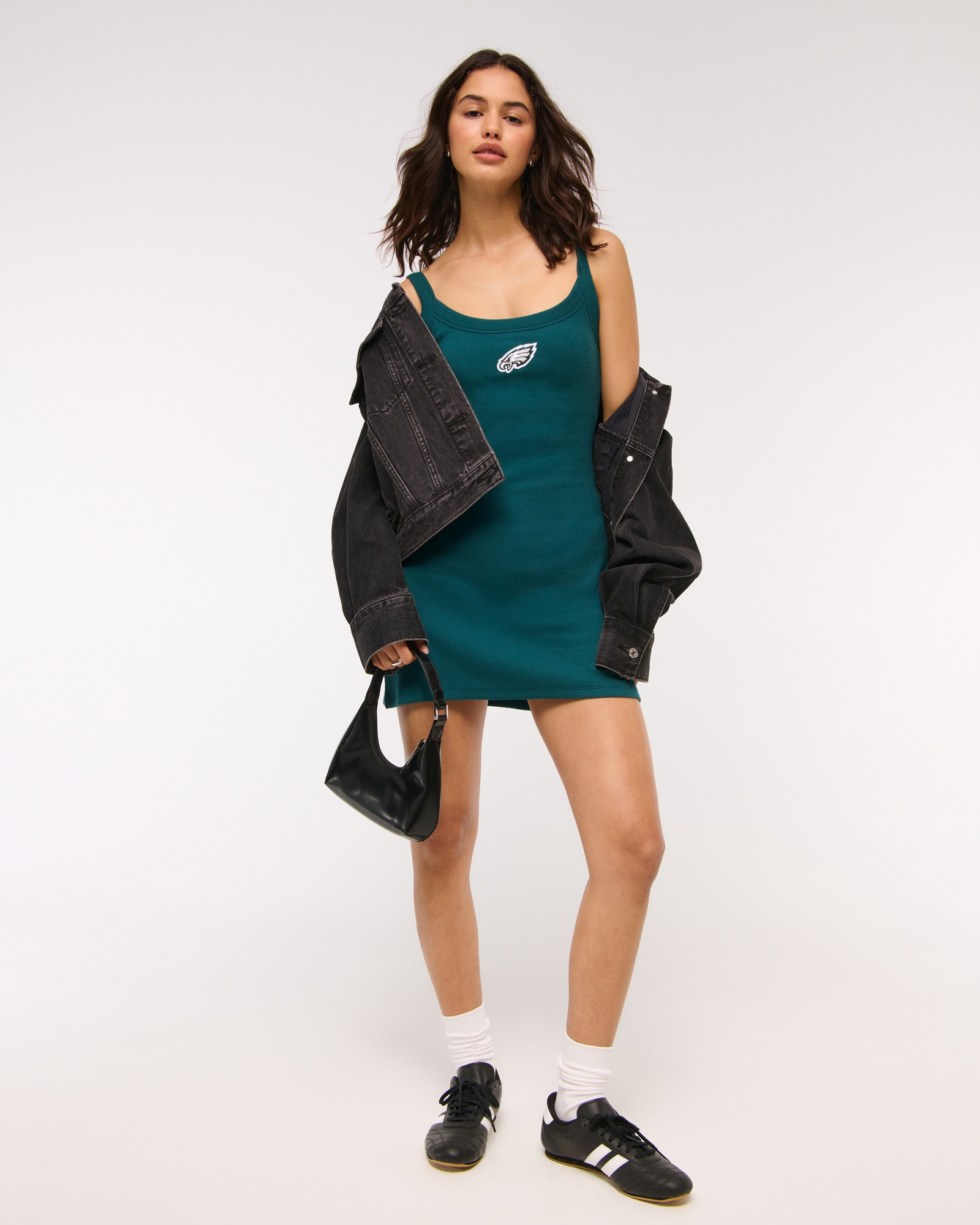 Detroit Lions Bra-Free Essential 90s Rib Mini Dress