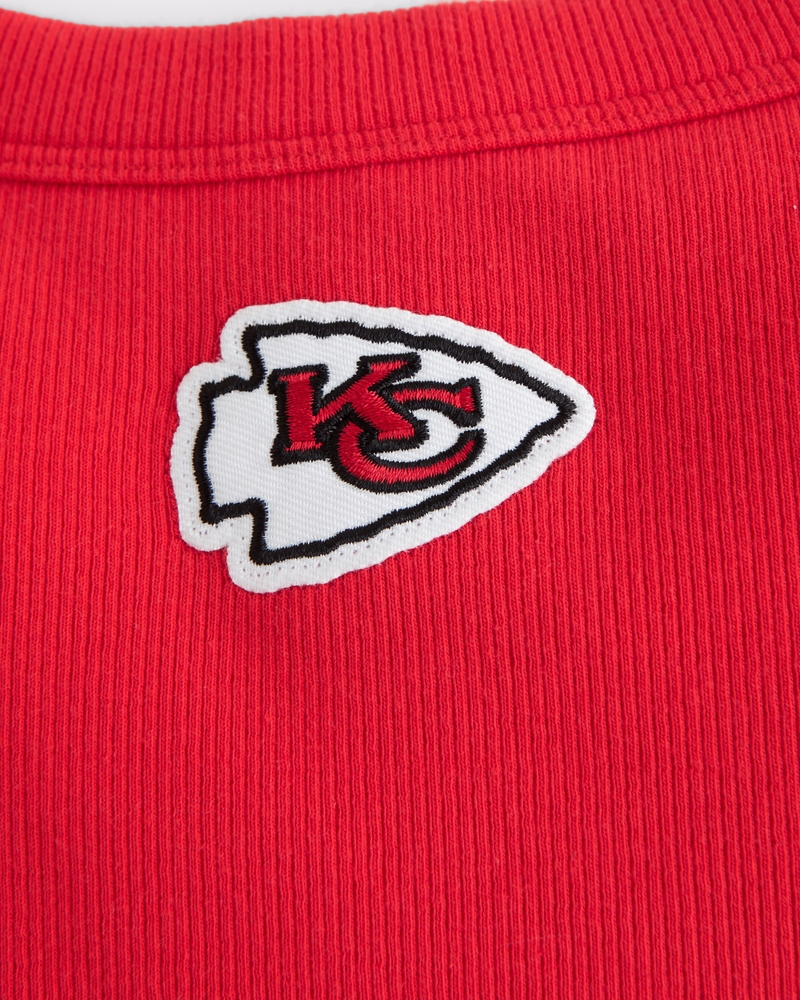Kansas City Chiefs Bra-Free Essential 90s Rib Mini Dress