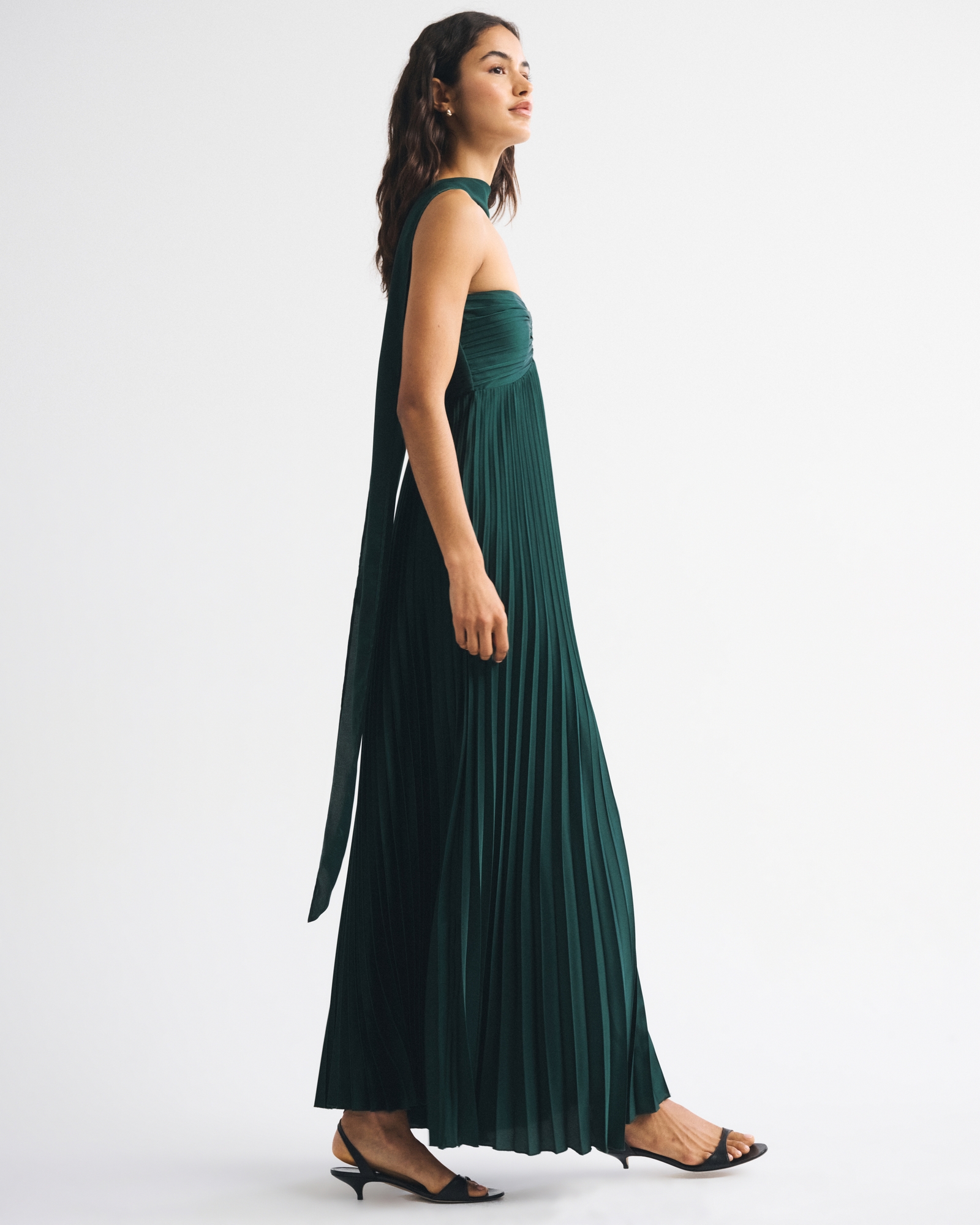 The A&F Giselle Strapless Scarf Babydoll Maxi Dress