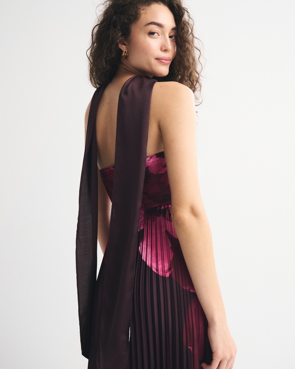 The A&F Giselle Strapless Scarf Babydoll Maxi Dress