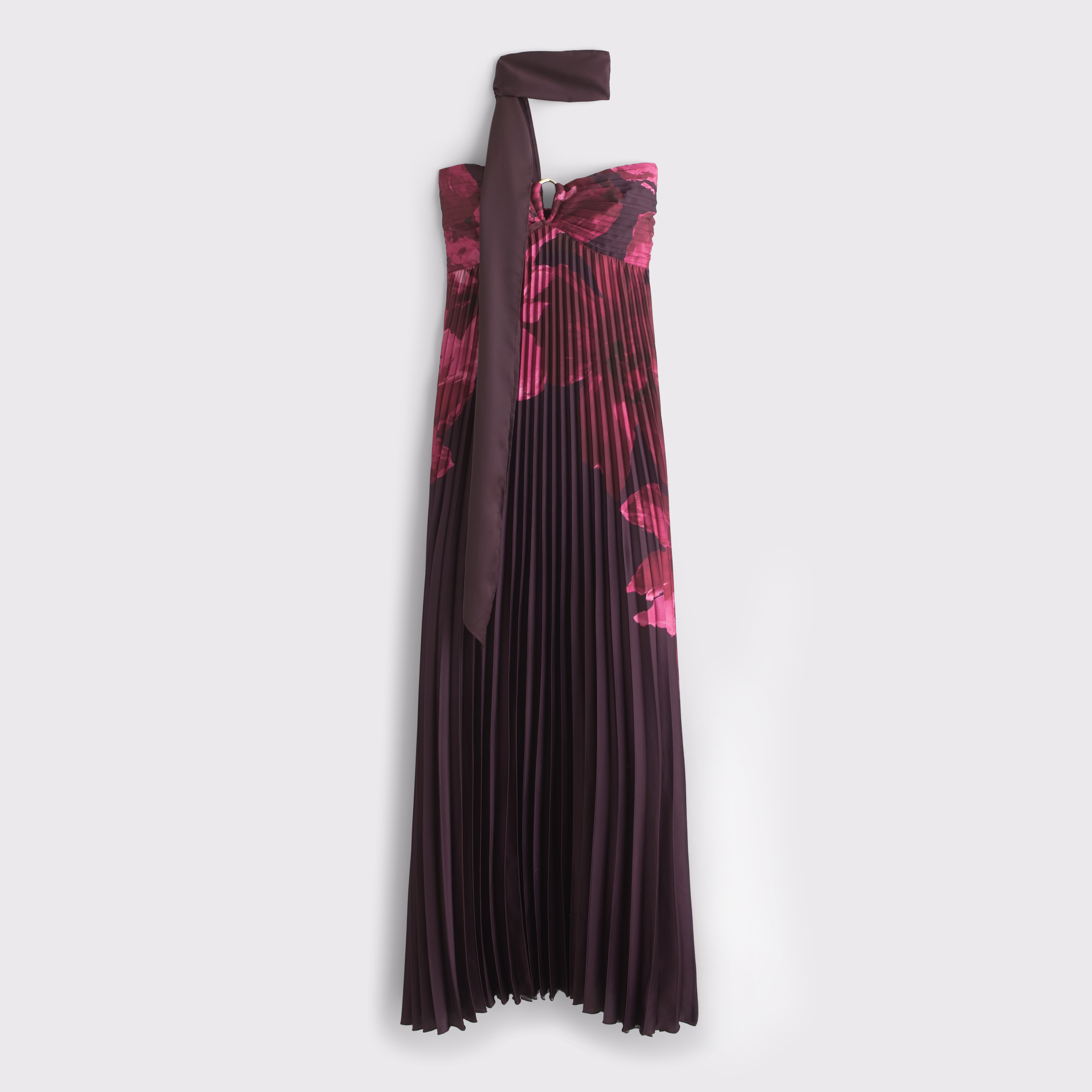Abercrombie & Fitch The A&f Giselle Strapless Scarf Babydoll Maxi Dress