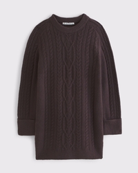 The A&F Madeline Cable Mini Sweater Dress