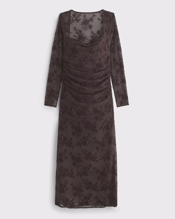 Bra-Free Long-Sleeve Mesh Maxi Dress from Abercrombie & Fitch - $24.97 (37% off)