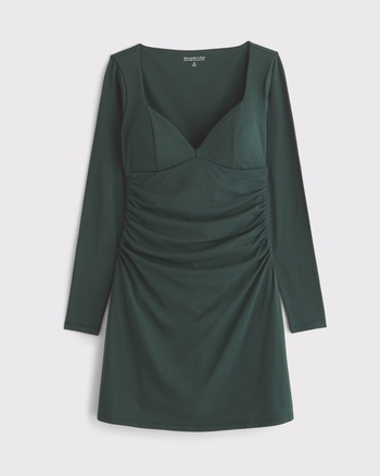 A&F Zoe Bra-Free Long-Sleeve Knit Mini Dress