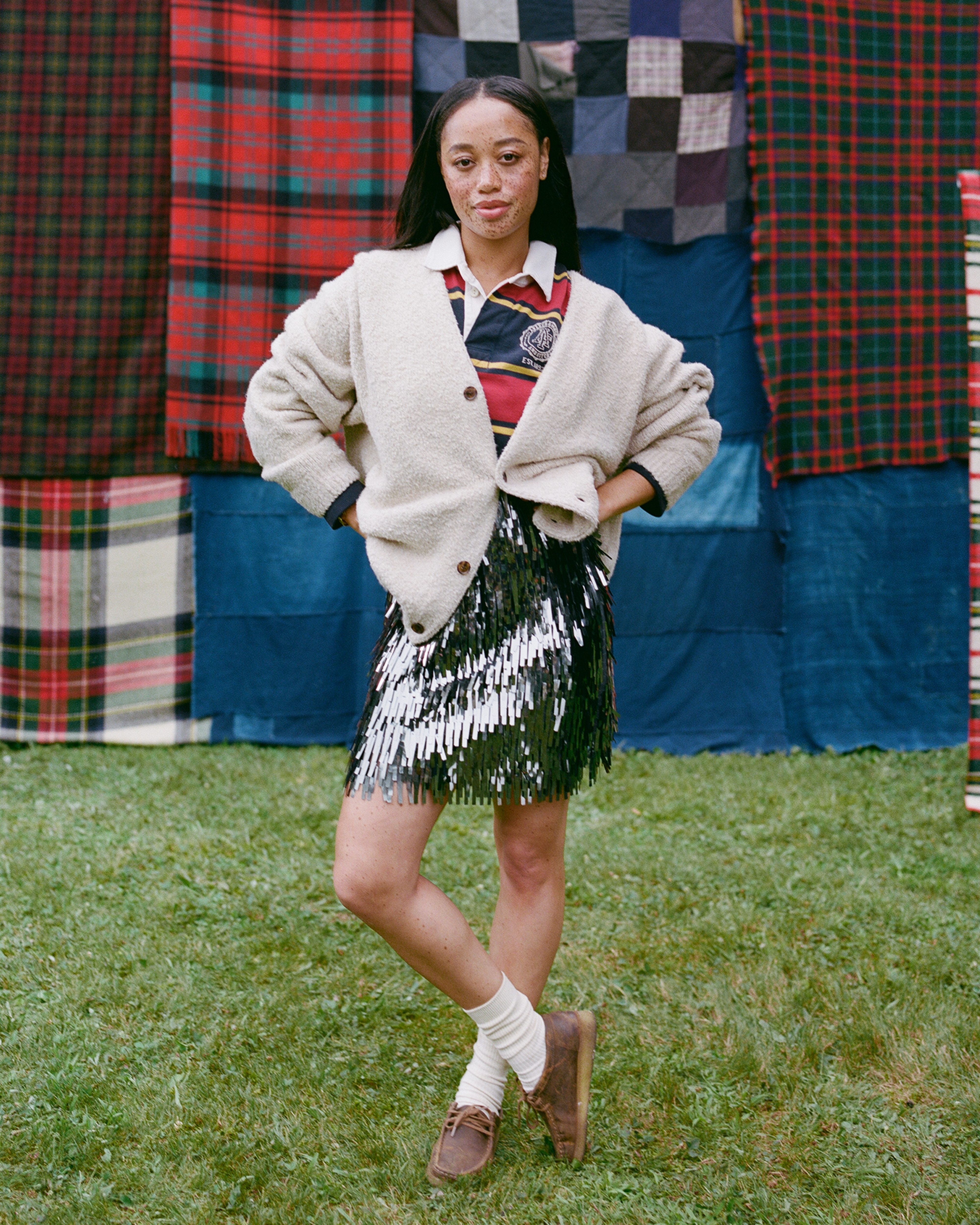 Abercrombie & Fitch The A&f Scarlett Strapless Fringe Skort