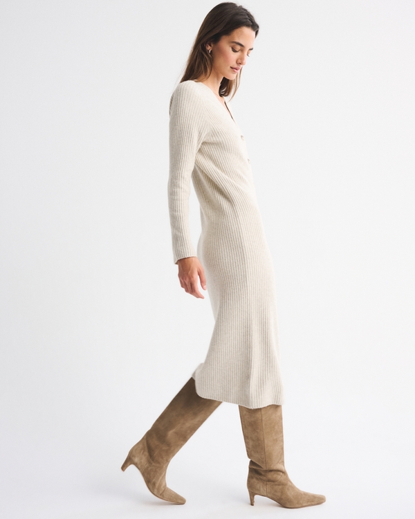  Duster Maxi Sweater Dress