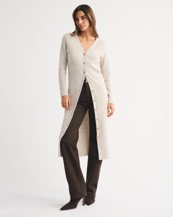  Duster Maxi Sweater Dress