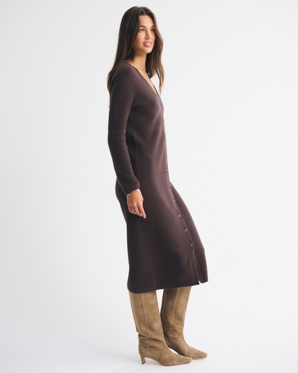 Duster Maxi Sweater Dress
