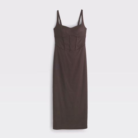 Женские платья Abercrombie & Fitch Corset Midi Dress