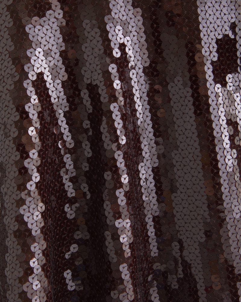 Sequin Wrap Mini Dress