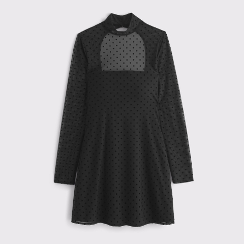 Женские платья Abercrombie & Fitch Bra-Free Open-Back Mockneck Mini Dress