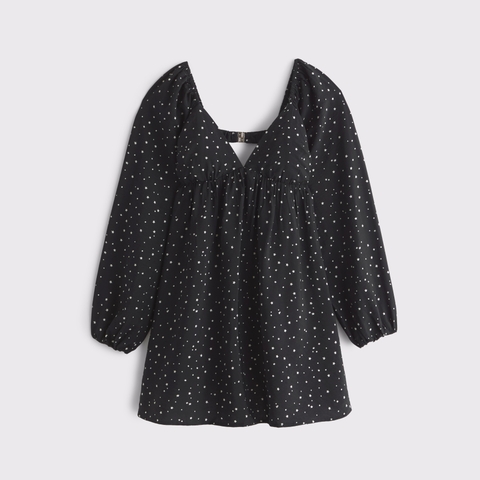 Женские платья Abercrombie & Fitch Bra-Free Clasp-Back Flowy Mini Dress