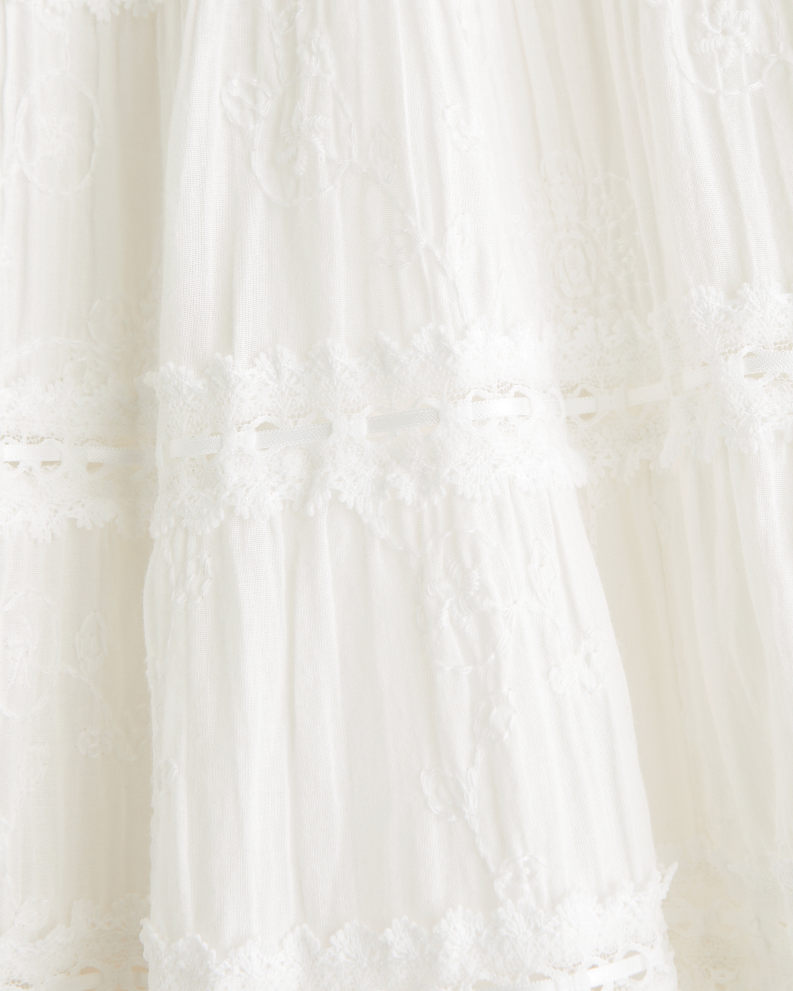 Lace Tie-Front Mini Dress