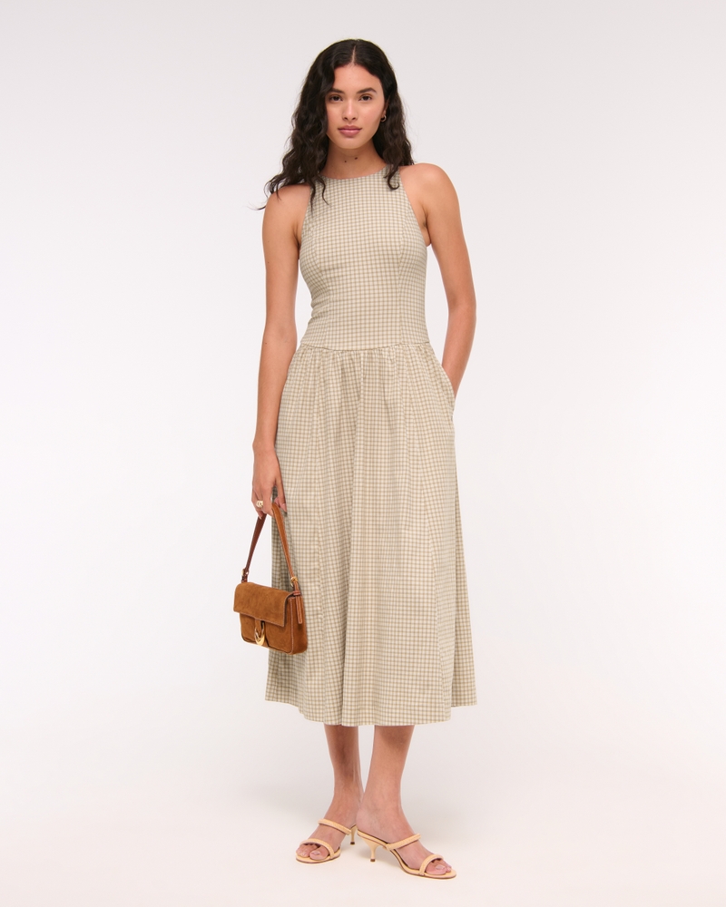 Drop-Waist Knit Skort