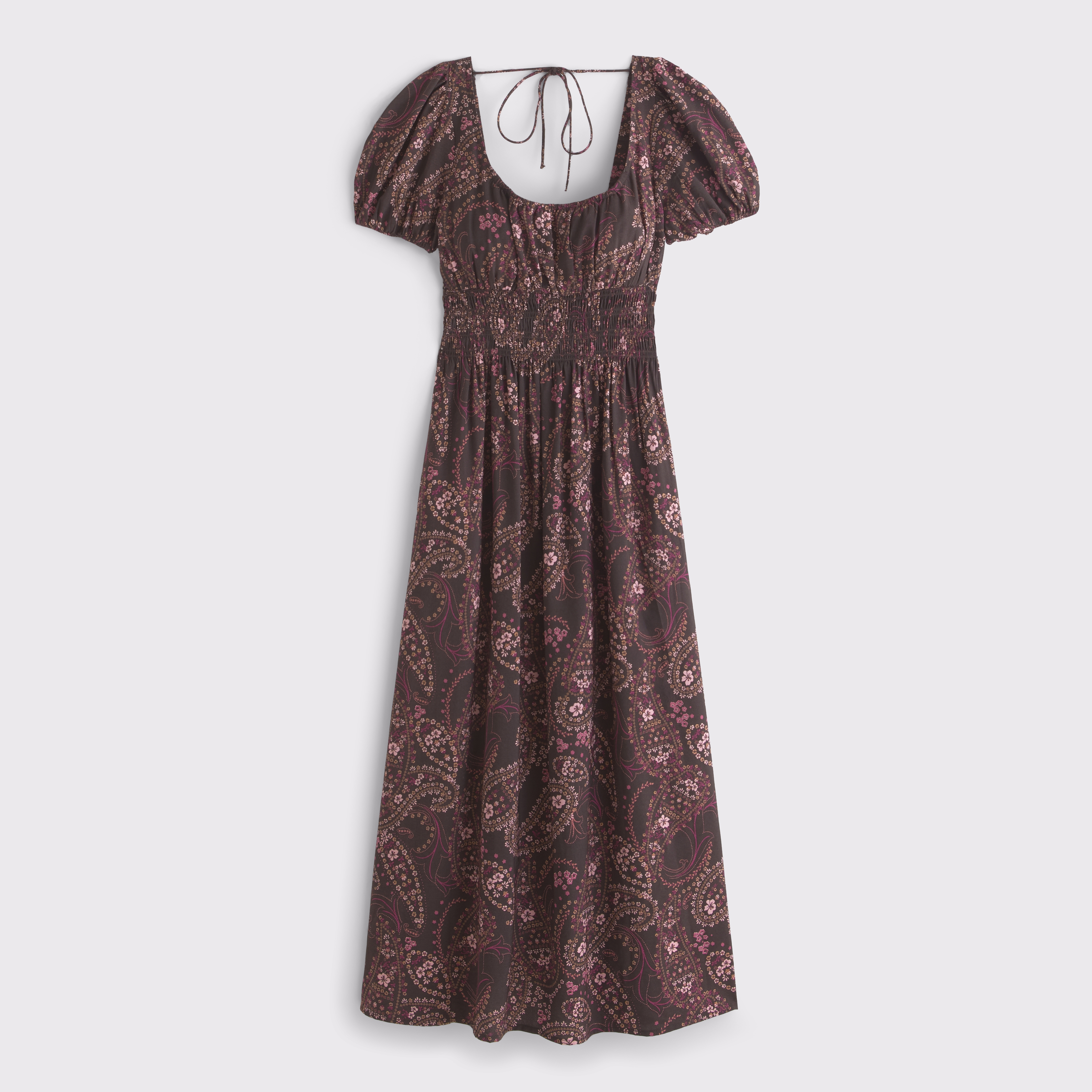 Robe Femme Lovedrobe - Imprimé Feuilles, Manches Bouffantes, Longueur Genoux, 100% Coton, Tailles 8 à 26 UK - 2