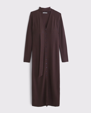Scarf Duster Midi Sweater Dress from Abercrombie & Fitch - $69.99