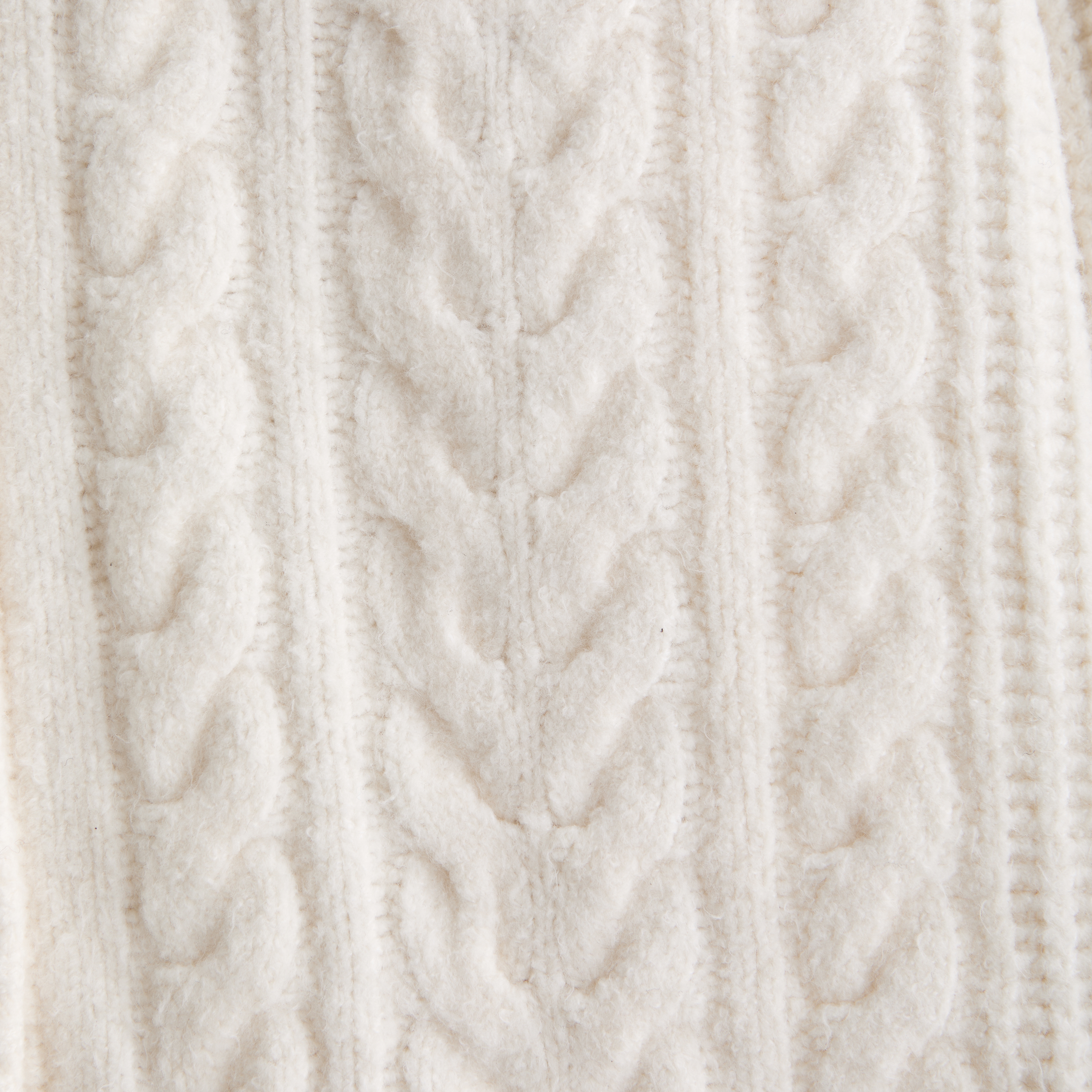 Abercrombie & Fitch Long-sleeve Cardigan Mini Sweater Dress In White