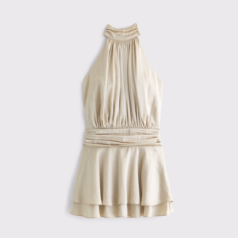 Женские юбки Abercrombie & Fitch Halter Shine Open-Back Skort