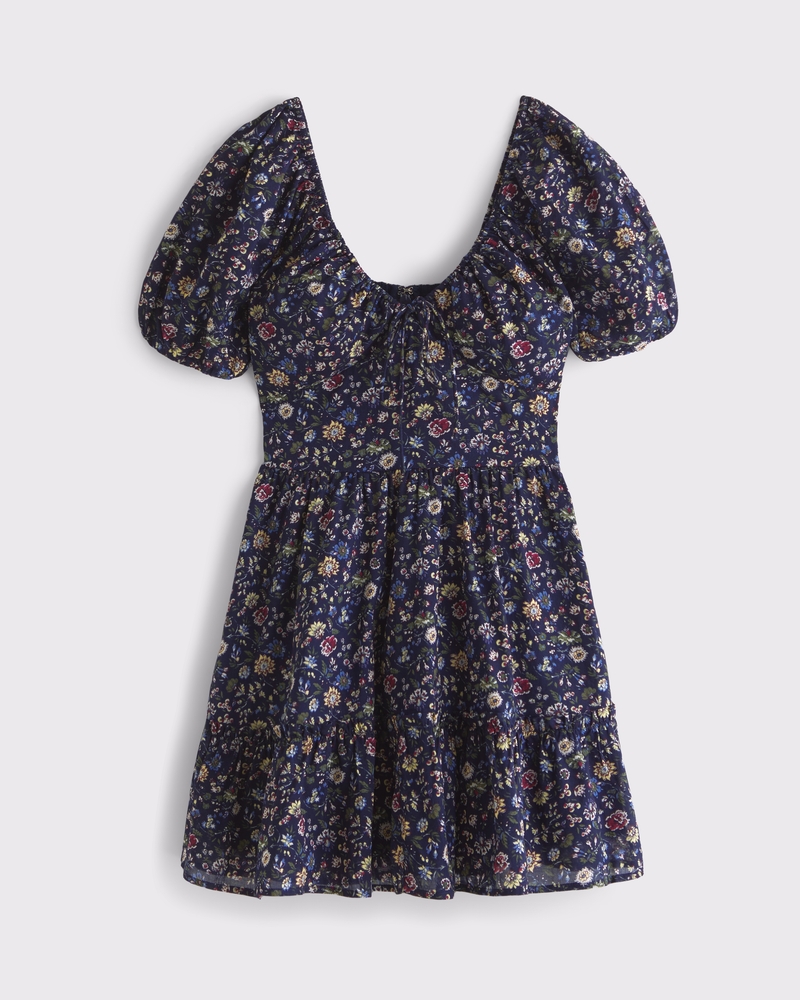 ワンピース MIDWEST EXCLUSIVE PUFF SLEEVE KNIT DRESS Amazon.com: PRETTYGARDEN Women's Long Puff Sleeve Floral