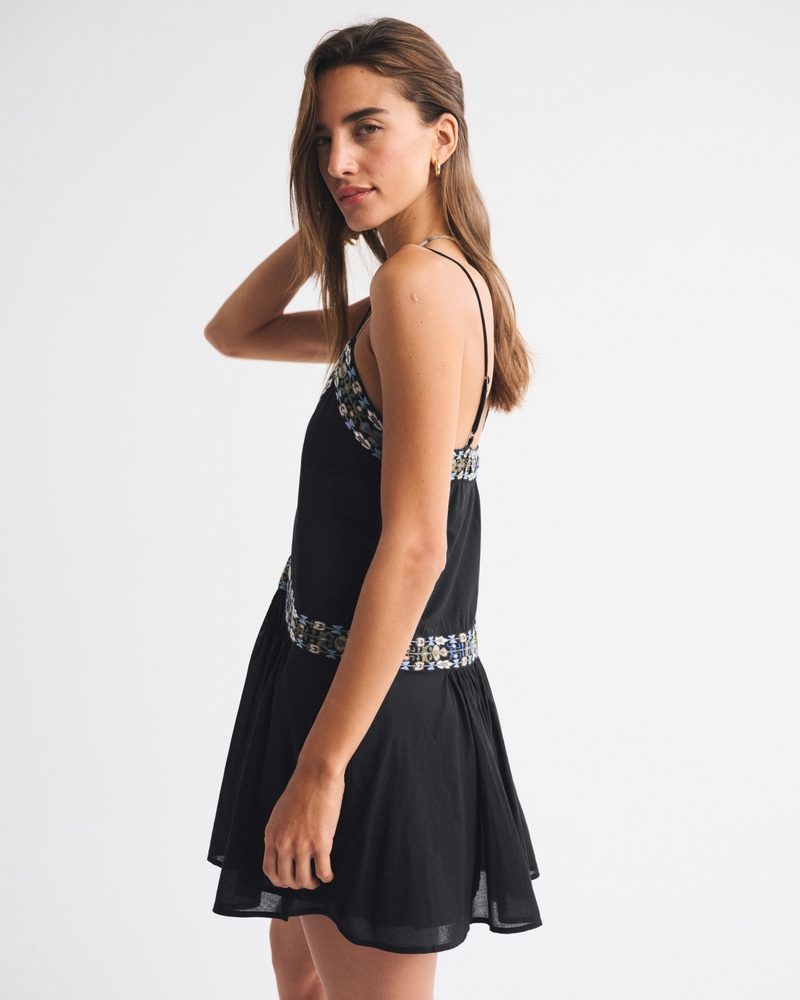 V-Neck Flowy Mini Skort