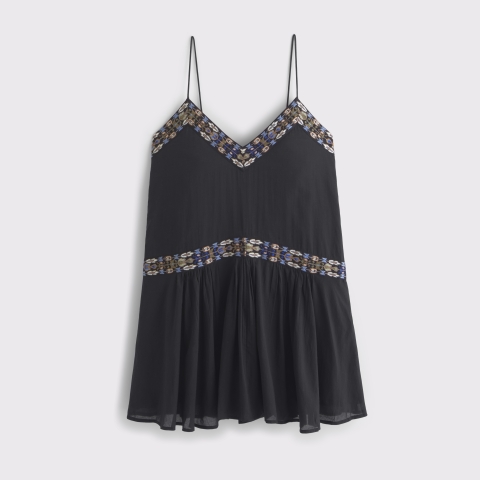 Женские юбки Abercrombie & Fitch V-Neck Flowy Mini Skort