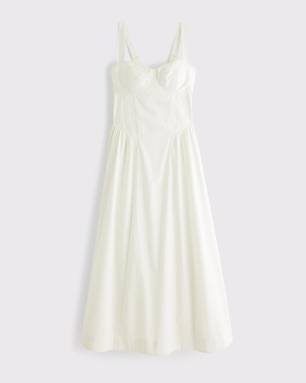 corset cotton dress White Eyelet Corset Mini Dress